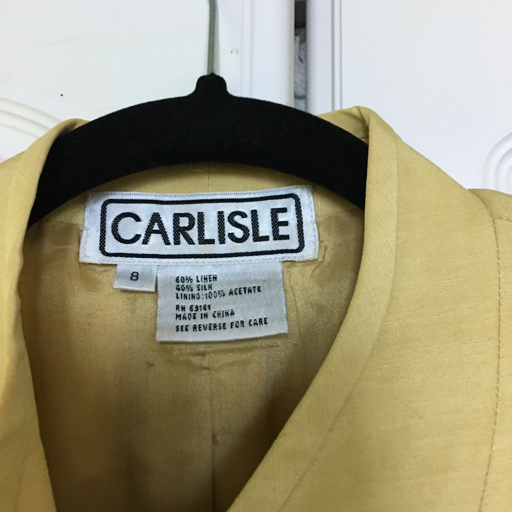 Light Yellow Suit Jacket